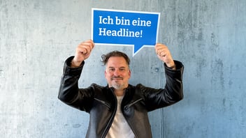 Senior Editor Oliver Becker mit einer Headline