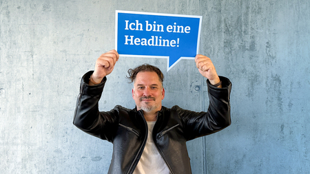 Senior Editor Oliver Becker mit einer Headline