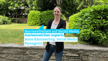 Anne Kämmerling über Barrierefreiheit auf Social Media